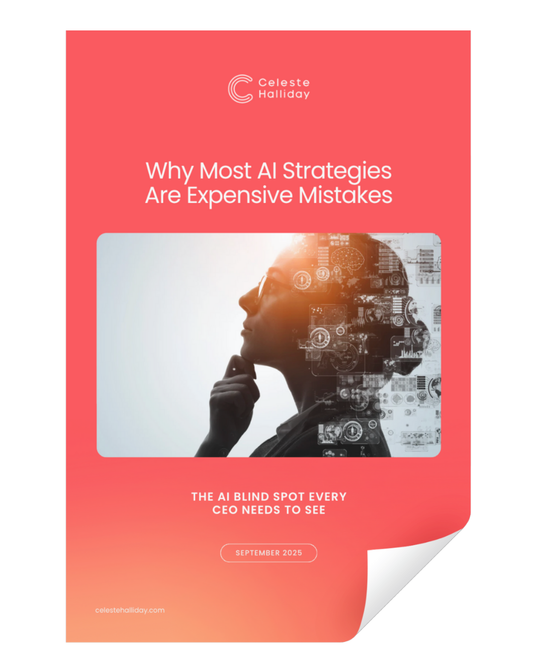 Mockup of cove page for white paper titled: Why Most Ai Strategies Are Expensive Mistakes